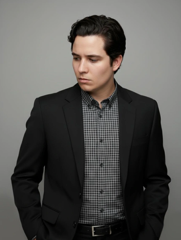 Foto de L. D. Lasker, autor de El cuerpo de Demian y escritor de ficción histórica y drama psicológico